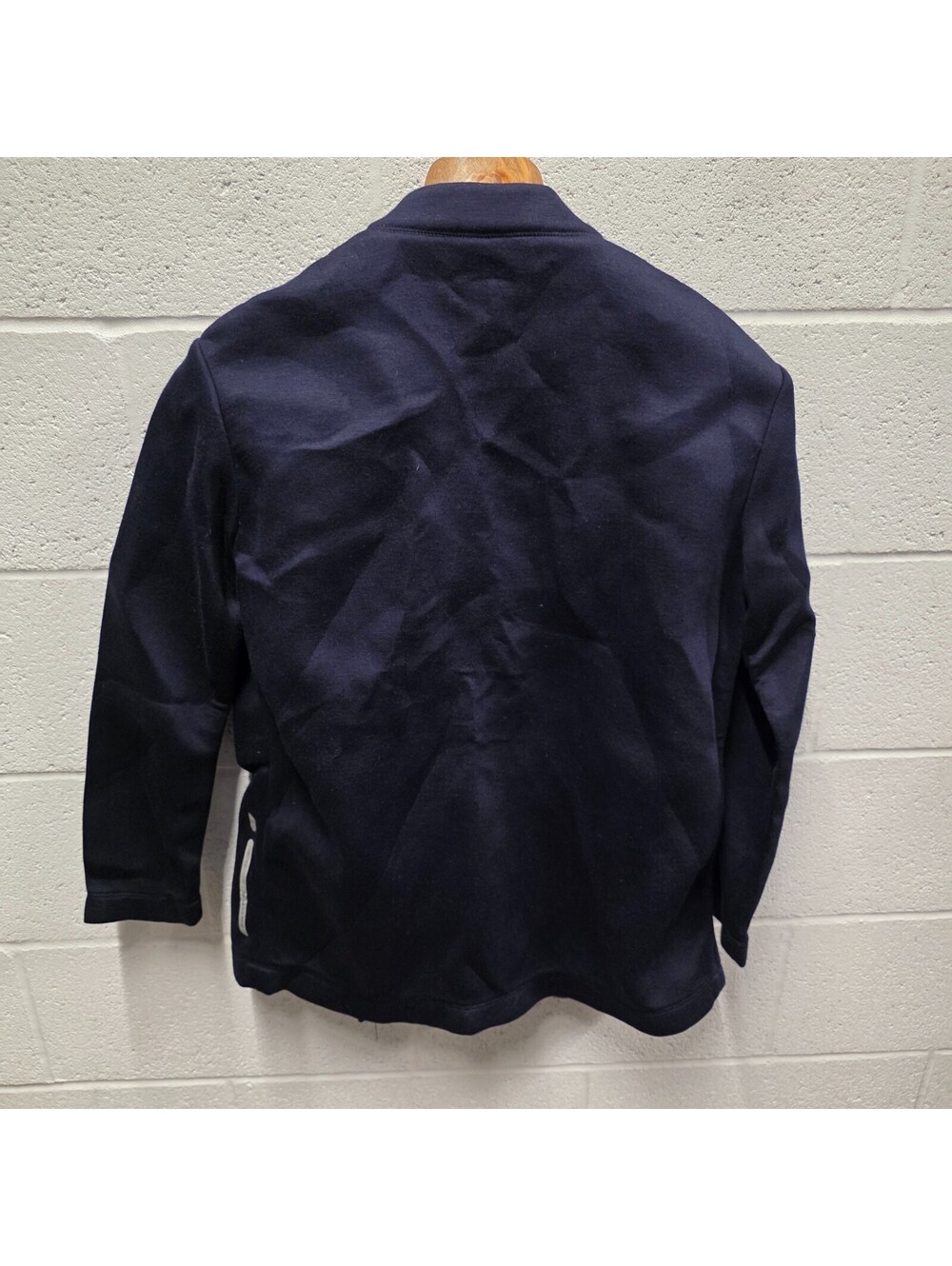 Alphatauri Sida Red Bull Navy Blue Open Cardigan Unisex Liner Coat Xs 19x29 View 6